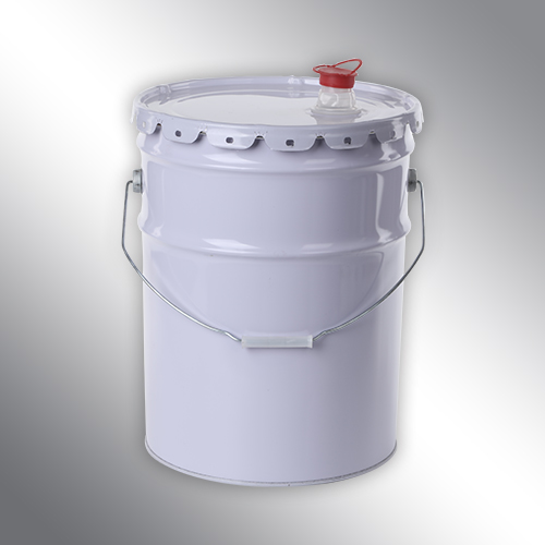 large round tin cans/pails