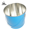 17L round metal bucket