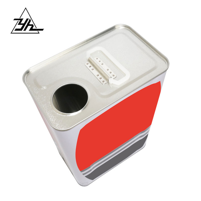 3.5L square tin bucket