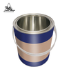 2.8L round tin can（Gold decoration）