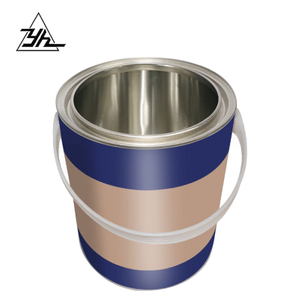 2.8L round tin can（Gold decoration）