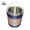 2.8L round tin can（Gold decoration）